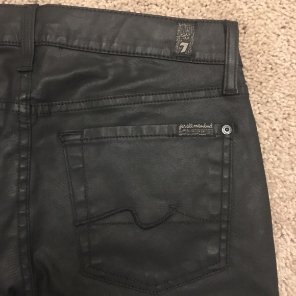 7 For All Mankind Black Jeans - Picture 4 of 7